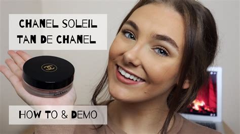 soleil tan by chanel show how to use|Chanel tan de soleil changed.